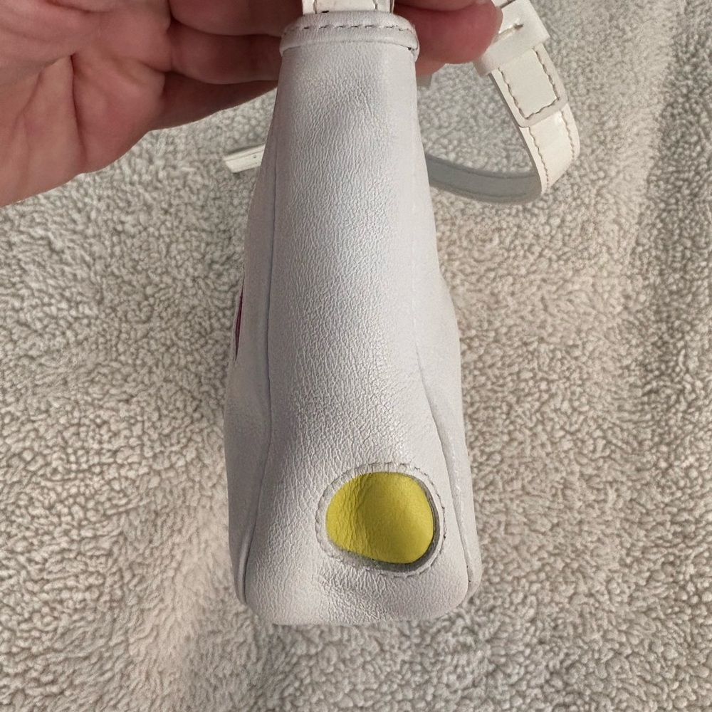 Coach White Polka Dot Special Edition Pouchette - Picture 6 of 11